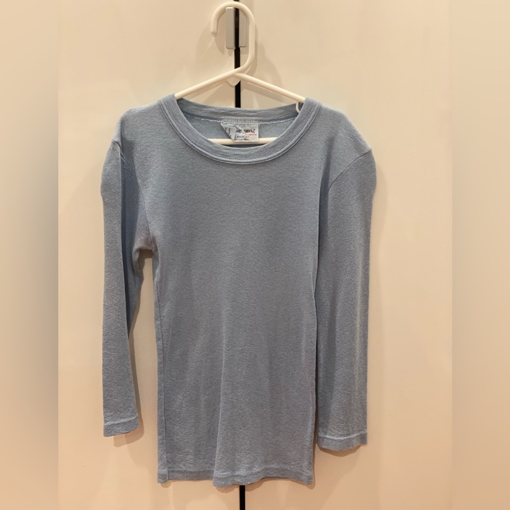 Vintage Michael Stars long sleeve shirt in sky blue